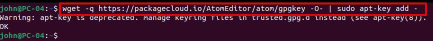 Install Atom Text Editor on Ubuntu