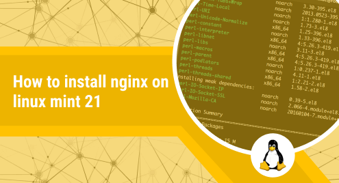 How to install nginx on linux mint 21