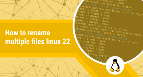 How to rename multiple files linux 23