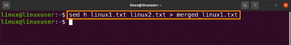 Merge-Data-Linux