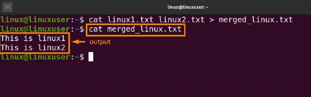 Merge-Data-Linux