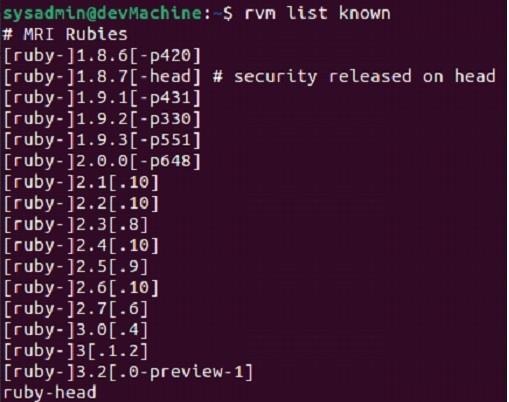 Install-Ruby-Ubuntu-22-04