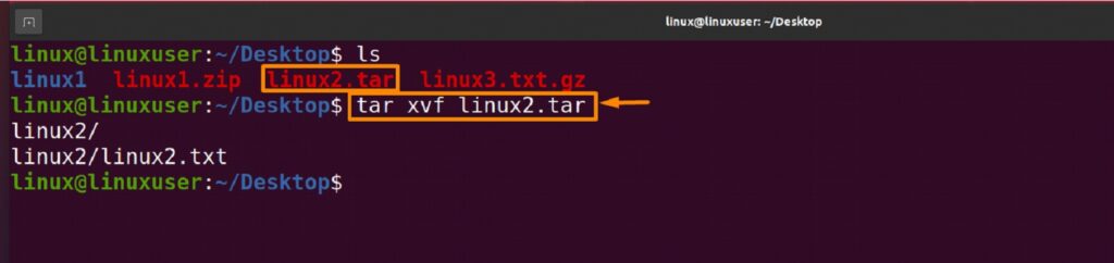 Unzip-Files-Linux-Terminal