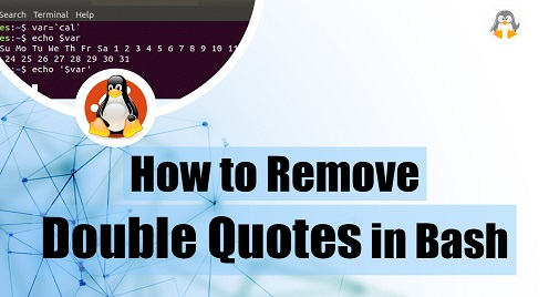 How to Remove Double Quotes in Bash
