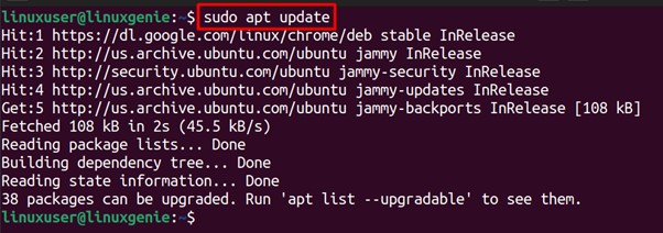 How to Update Google Chrome on Ubuntu 22.04? | linuxgenie.net