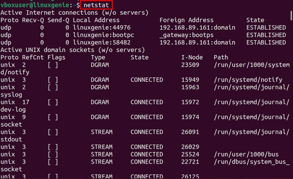 How to Display Network Traffic in the Terminal? | linuxgenie.net