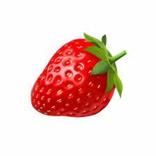 A close-up of a strawberry Description automatically generated