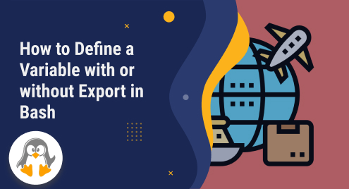 How to Define a Variable with or without Export in Bash