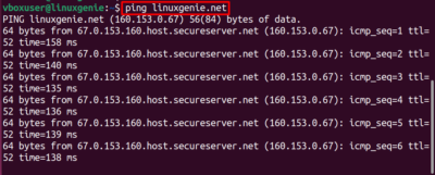 8 Examples of the ping Command in Linux - Linux Genie