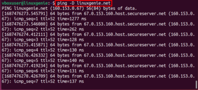 8 Examples of the ping Command in Linux - Linux Genie