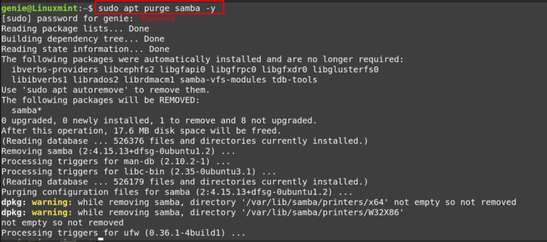 How to Install and Configure Samba on Linux Mint 21.2 - Linux Genie