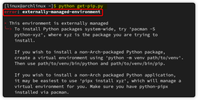 How to Install PIP on Arch Linux - Linux Genie